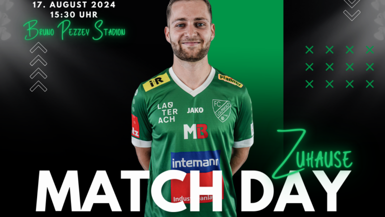 MATCH DAY – Samstag 17.08.2024