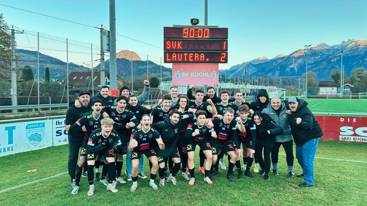 Starke Leistung zum Abschluss: FC Lauterach siegt 2:1 gegen SV Kuchl!