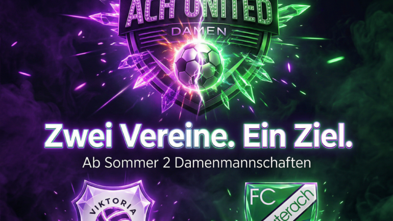 intemann FC Lauterach und Viktoria Bregenz gründen SG ACH United