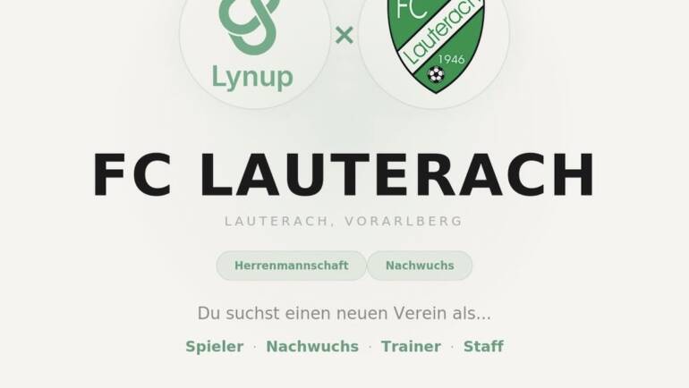 FC Lauterach & Lynup – Gemeinsam Zukunft gestalten 🚀