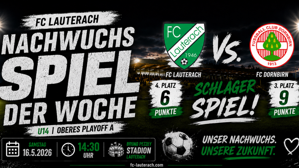 Nachwuchsspiel der Woche: